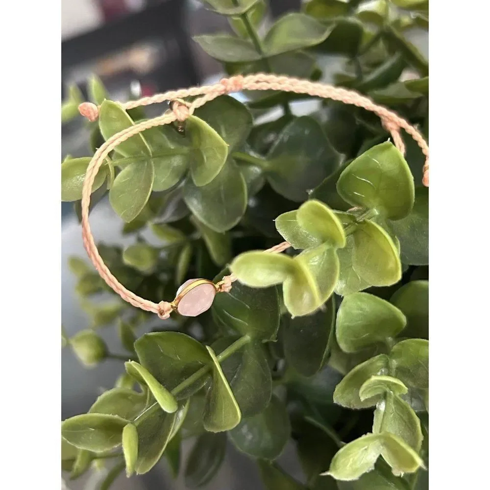 Pura Vida Pink Quartz Bracelet‎